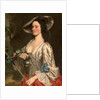 Portrait of a Woman A Woman in Shepherdess' Costume by George Knapton