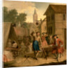 Hob Selling Beer at the Wake by John Laguerre