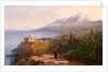 Mount Athos and the Monastery of Stavronikétes by Edward Lear