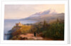 Mount Athos and the Monastery of Stavronikétes by Edward Lear
