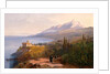 Mount Athos and the Monastery of Stavronikétes by Edward Lear