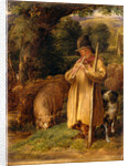 Shepherd Boy Playing a Flute by John Linnell
