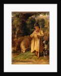 Shepherd Boy Playing a Flute by John Linnell