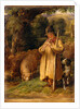 Shepherd Boy Playing a Flute by John Linnell