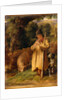 Shepherd Boy Playing a Flute by John Linnell