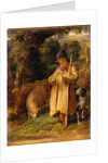 Shepherd Boy Playing a Flute by John Linnell