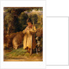 Shepherd Boy Playing a Flute by John Linnell