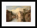 Cottages by a River by William Linton