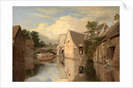 Cottages by a River by William Linton