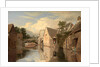 Cottages by a River by William Linton