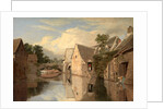 Cottages by a River by William Linton