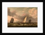 A Packet Boat Under Sail in a Breeze off the South Foreland by Thomas Luny