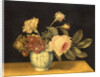 Flowers in a Delft Jar by Alexander Marshal