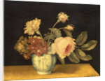 Flowers in a Delft Jar by Alexander Marshal