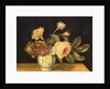 Flowers in a Delft Jar by Alexander Marshal