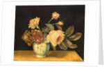 Flowers in a Delft Jar by Alexander Marshal