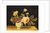 Flowers in a Delft Jar by Alexander Marshal