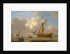Royal Yacht Becalmed at Anchor by Peter Monamy