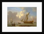 Royal Yacht Becalmed at Anchor by Peter Monamy