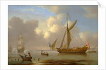 Royal Yacht Becalmed at Anchor by Peter Monamy
