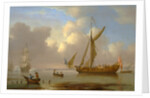 Royal Yacht Becalmed at Anchor by Peter Monamy