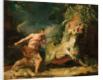 Man attacking a monster by John Hamilton Mortimer