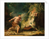 Man attacking a monster by John Hamilton Mortimer