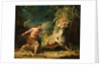 Man attacking a monster by John Hamilton Mortimer