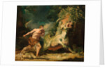 Man attacking a monster by John Hamilton Mortimer