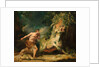 Man attacking a monster by John Hamilton Mortimer