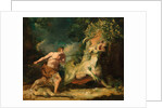 Man attacking a monster by John Hamilton Mortimer
