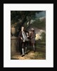 A Young Man with his Indian(?) Servant Holding a Portfolio by John Hamilton Mortimer