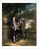 A Young Man with his Indian(?) Servant Holding a Portfolio by John Hamilton Mortimer