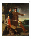 Self-Portrait with His Father and His Brother by John Hamilton Mortimer