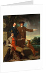 Self-Portrait with His Father and His Brother by John Hamilton Mortimer