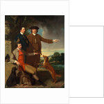 Self-Portrait with His Father and His Brother by John Hamilton Mortimer