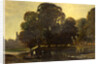 A View of Eton and the Fellows Eyot by William James Muller