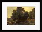 A View of Eton and the Fellows Eyot by William James Muller