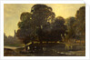 A View of Eton and the Fellows Eyot by William James Muller