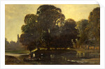 A View of Eton and the Fellows Eyot by William James Muller