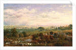 London from Islington Hill by Frederick Nash