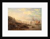 The Thames and Waterloo Bridge from Somerset House by London Frederick Nash