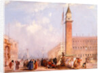 The Piazzetta, Venice, Italy, Edward Pritchett by Edward Pritchett