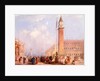The Piazzetta, Venice, Italy, Edward Pritchett by Edward Pritchett