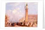 The Piazzetta, Venice, Italy, Edward Pritchett by Edward Pritchett