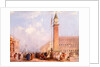 The Piazzetta, Venice, Italy, Edward Pritchett by Edward Pritchett
