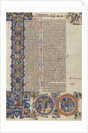 Initial I: Scenes of the Creation of the World and the Life of Christ by Anonymous
