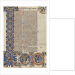 Initial I: Scenes of the Creation of the World and the Life of Christ by Anonymous