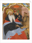 Saint Jerome Extracting a Thorn from a Lion's Paw by Master of the Murano Gradual