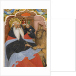 Saint Jerome Extracting a Thorn from a Lion's Paw by Master of the Murano Gradual